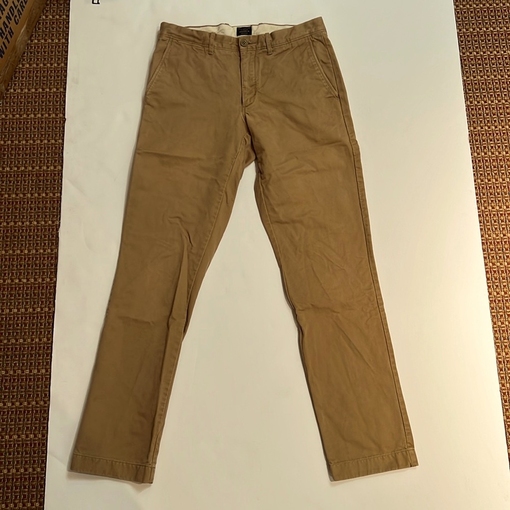 J Crew Slim Leg Khaki Pants